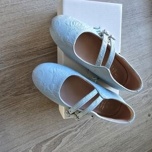 Manuela Sky Blue Double Strap Mary Jane Size 28